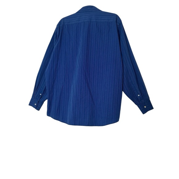 Helly Hansen Shirt Mens XL Blue Button‎ Up Long Sleeve Pocket Career Office - Picture 2 of 7